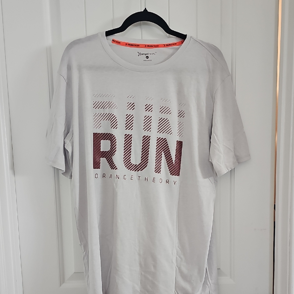 Orangetheory Men's White RUN Tee